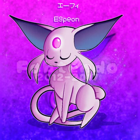 Espeon (Fan Art) by Pineappa on DeviantArt