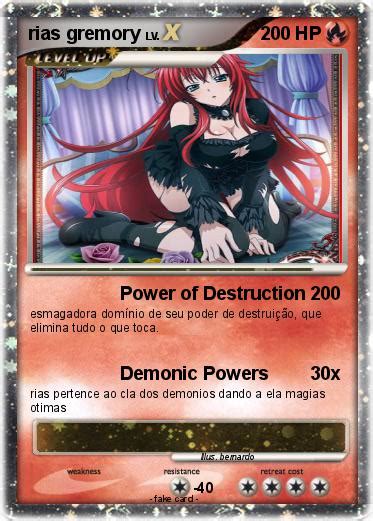 Pokémon rias gremory 20 20 - Power of Destruction - My Pokemon Card