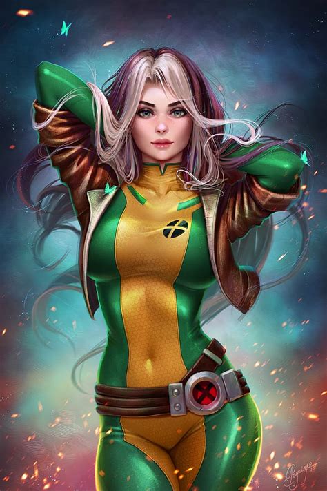 HD wallpaper: Rogue, Rogue (X-men), Marvel Comics, superheroines, women ...