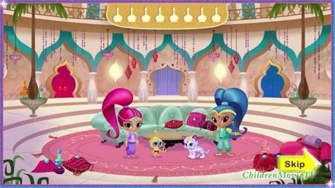 New Nick Jr. Game Shimmer and Shine Genie Palace Divine Full HD Video ...