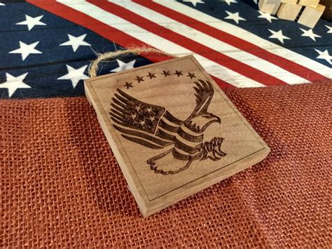 Eagle American Flag | Rustic Cabin Designs