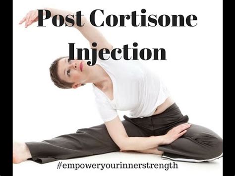 Post cortisone Injection in lower back - YouTube