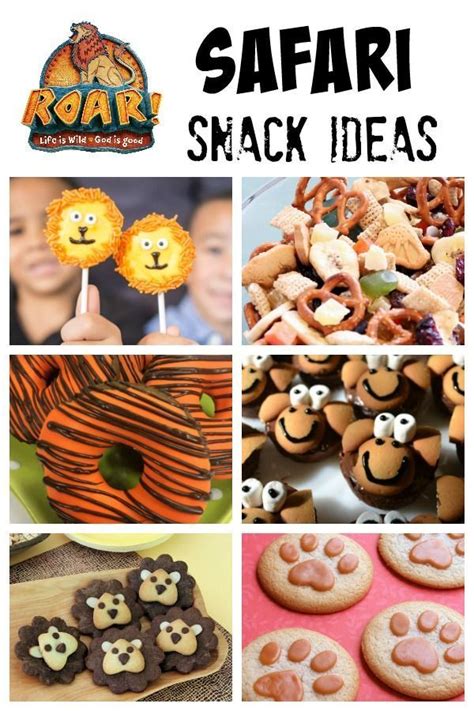 Roar! VBS Snack Ideas - Southern Made Simple | Safari food, Theme snack, Safari snacks