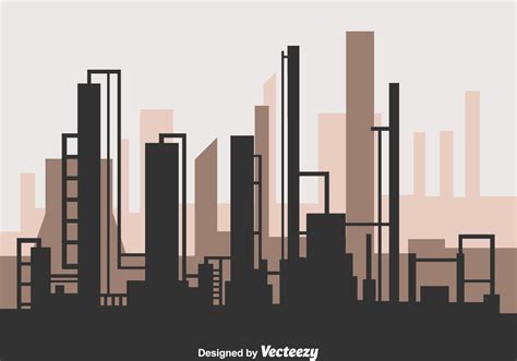 Silhouette Factory Vector 94907 Vector Art at Vecteezy