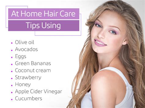 At Home Hair Care Tips & Home Remedies for Your Hair