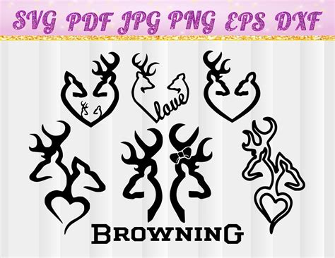 Free SVG Browning Love Svg 15021+ File for Cricut