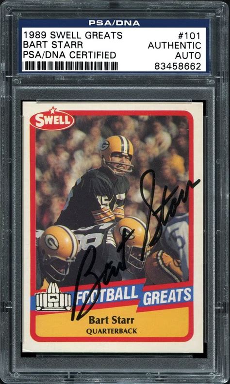 Bart Starr | PSA AutographFacts℠