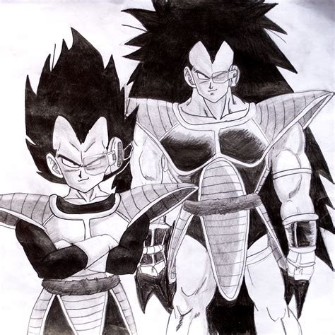 VEGETA AND RADITZ by Krizeii on DeviantArt