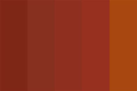 Light Autumn Rust Color Palette