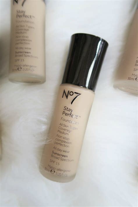 No7 Stay Perfect Foundation Review & Swatches | Perfect foundation, No7 ...