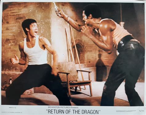 Bruce Lee return of the Dragon ORIGINAL 11x14 - Etsy