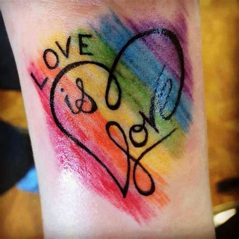 Pin by Reo Laank on Tattoo LGTB | Gay pride tattoos, Rainbow tattoos, Lgbt tattoo