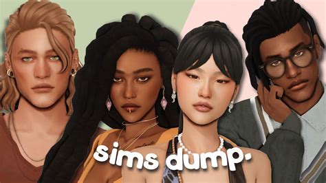 sim dump + let's chat about base game changes i NEED rn // the sims 4 speed cas + cc links - YouTube