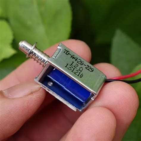 DC 6V-12V MICRO Suction Electromagnet Push Pull Frame Electric Solenoid ...