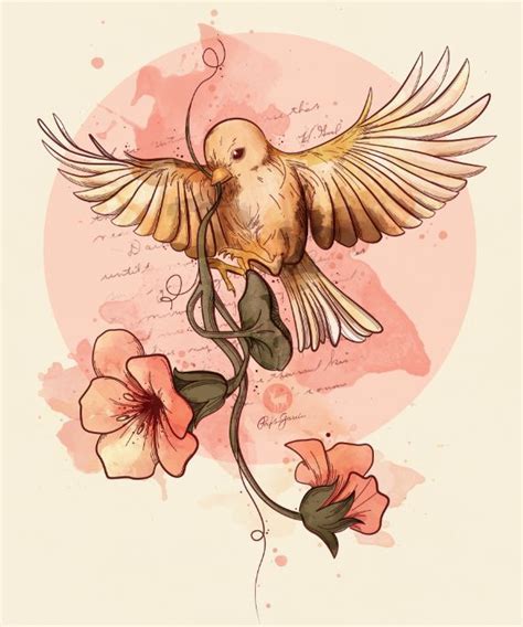 Pako garcia 01 | Bird drawings, Flower drawing, Animal drawings