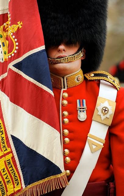 Soldier from No7 Company Coldstream Guards With Regimental Colours | Flickr - Photo Sharing!