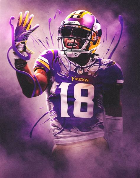 Justin Jefferson phone background - Wallpaper Sun