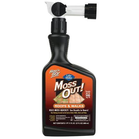 Lilly Miller Moss Out! Liquid Herbicide Moss Killer for Roofs and Walks, 27 oz. - Walmart.com ...