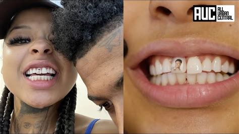 Blueface Girlfriend Gets His Face On Her Permanent Tooth | Certified BOOTLEG