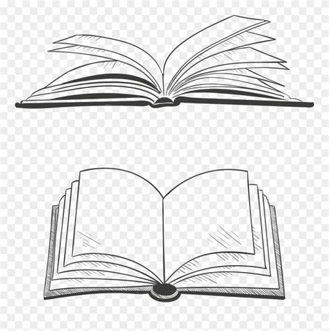 Download Graphics Scalable Vector Artwork Open Book Clipart - Drawing Of A Book Opening - Png ...