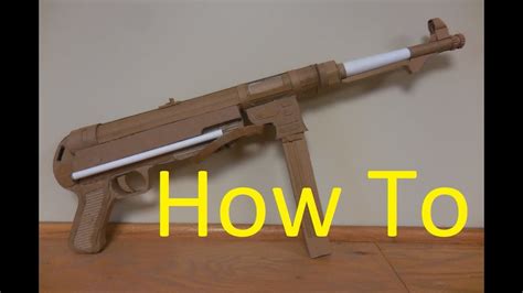 How to make a nerf gun with paper