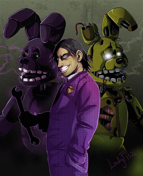 FNAF - purple man by LadyFiszi on DeviantArt