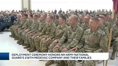 National Guard members honored ahead of deployment - YouTube