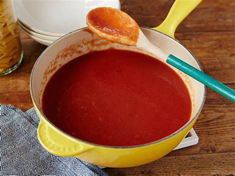 Tomato Sauce : Recipes : Cooking Channel Recipe | Alton Brown | Cooking Channel