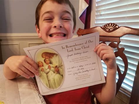 Joseph’s First Holy Communion – Open Edutalk