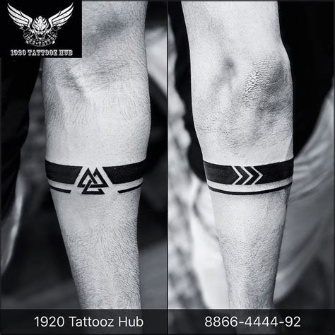 Pin by ShellLobster_ 248 on Tatuagem | Tribal band tattoo, Forearm band tattoos, Viking tattoos