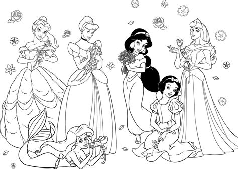 Disney Princess Free Printable Coloring Pages