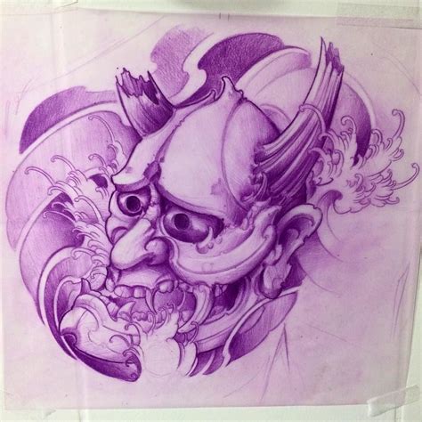 Hannya Mask Tattoo, Hanya Tattoo, Samurai Tattoo, Samurai Art, Bio ...