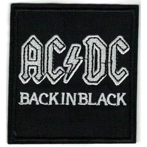 PATCH - AC/DC - AC-DC - ACDC - BACK IN BLACK | Patches | BadBoy.NL