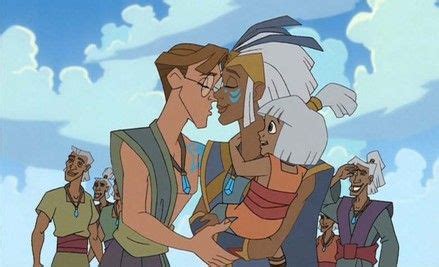 Milo and queen kida | Disney kiss, Walt disney animation studios, Disney animated movies