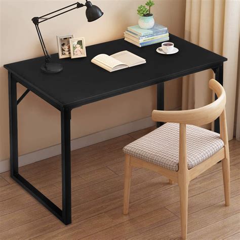 Home & Kitchen Furniture AC3-10060-CB Black Small Desk Teens Desk Study Table Laptop Desk Need ...