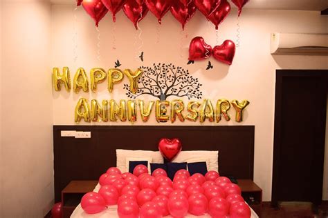 Anniversary Surprise Decoration at Home for Loved One in Bangalore | Ahmedabad