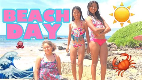 Beach Day | Fun in the Sun ☀️ - YouTube