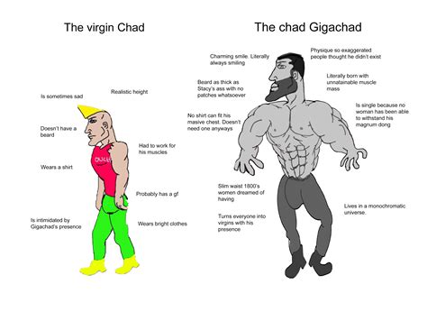 Virgin Chad vs Chad Gigachad : r/virginvschad