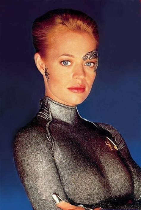 Seven of Nine, Voyager. | Star trek actors, Star trek images, Star trek cosplay