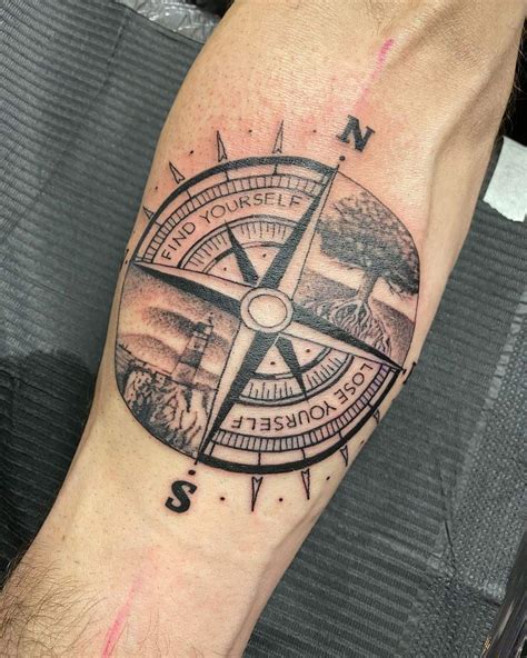 Pictures of compass tattoos photos