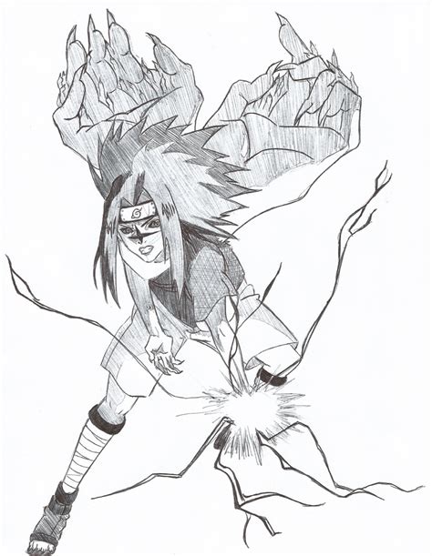 Sasuke Curse Mark Level 2 Chidori by BriKwong on DeviantArt