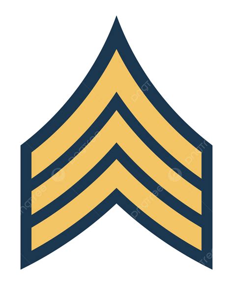 American Army Sergeant Insignia Rank Insignia American, Army, Isolated, Insignia PNG Transparent ...