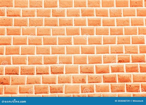 AI Generated Illustration of an Orange Brick Wall Backdrop Stock Image ...