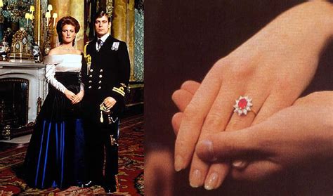 Prince Andrew & Sarah Ferguson are engaged | Wedding ring sizes, Wedding rings engagement ...