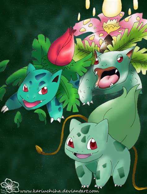 Bulbasaur Evolutions by kariuchiha on DeviantArt