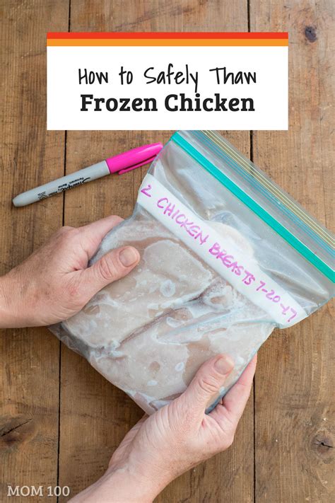 How to Safely Thaw Frozen Chicken — The Mom 100