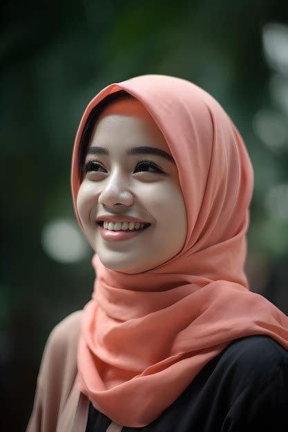 Premium Photo | Portrait of a beautiful south east asian muslim woman wearing hijab and smiling ...