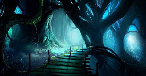 Anime Dark Forest Wallpapers - Top Free Anime Dark Forest Backgrounds ...