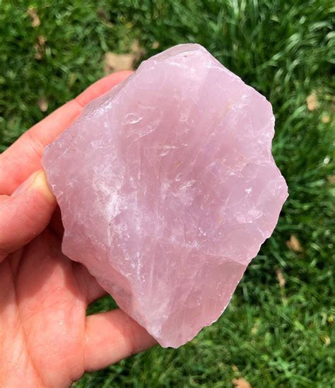 Raw Rose Quartz Crystal Rose Quartz Stone Raw Quartz - Etsy