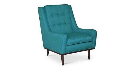 Nina Teal Armchair - Chairs & Stools - Life is bryght | Mid century modern lounge chairs, Teal ...